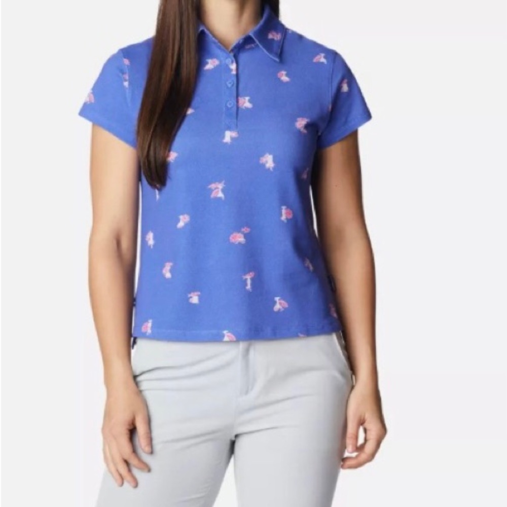 COLUMBIA (XXL) Super Sun Drifter short sleeve polo